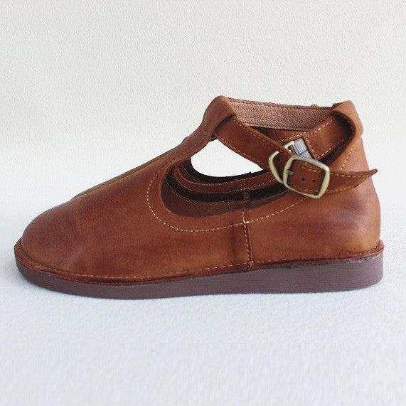 Original Handmade First Layer Cowhide Non-slip Soft Sole Women's Shoes