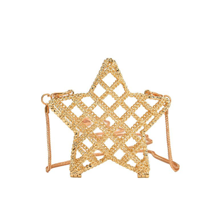Classic Style Hollow Metal Star Bag Single Shoulder Crossbody Female