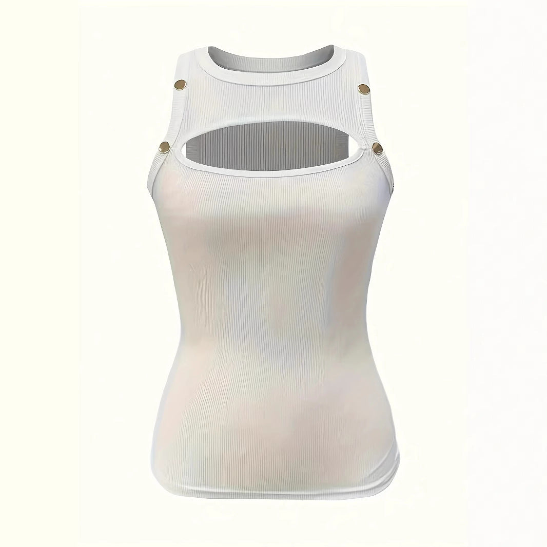 Women's Hollow-out Sleeveless Top