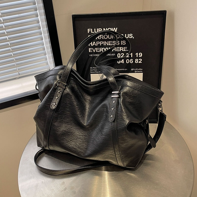 Retro Large Capacity Fashion Shoulder Messenger Bag