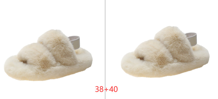 Zenda Vilde Hjemmesko i Pels til Kvinder