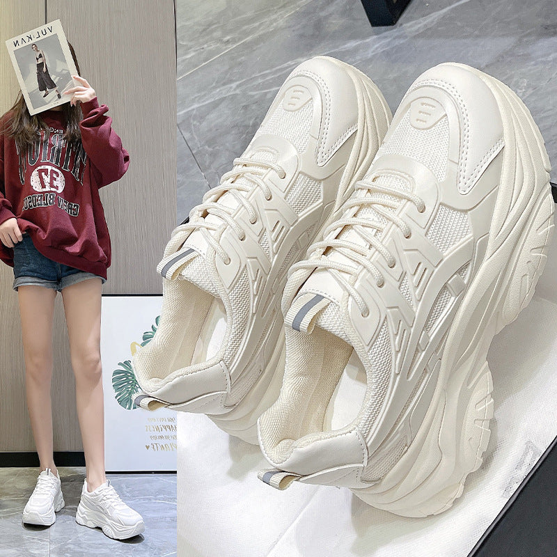 Women's New Casual All-match Sports Platform Shoes With Thick Sole
