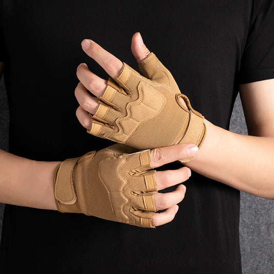 Taktiske halvfingerhandsker