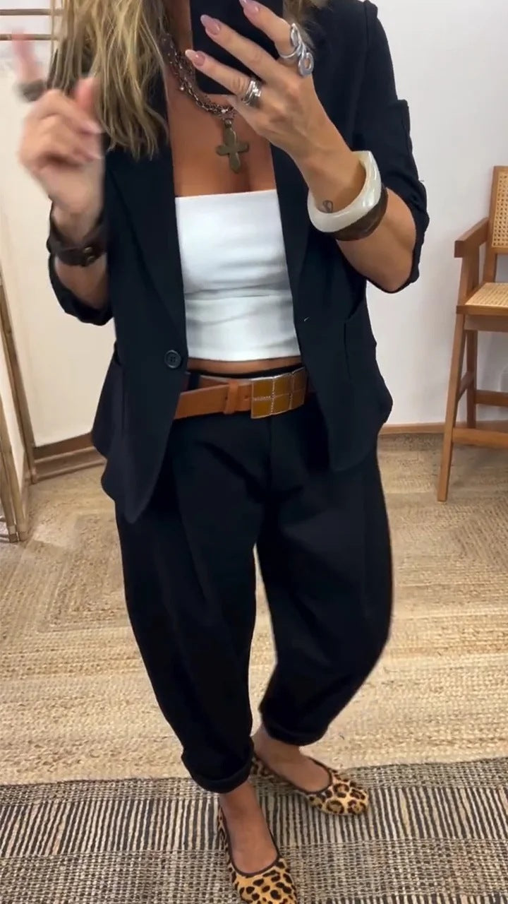 Women's Casual Commuting Suit Set