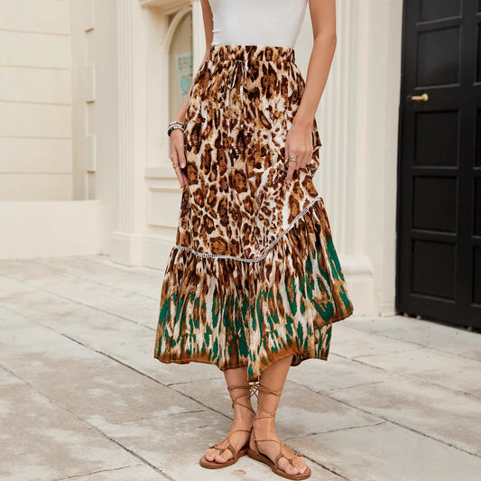Printed Beach Vacation Skirt