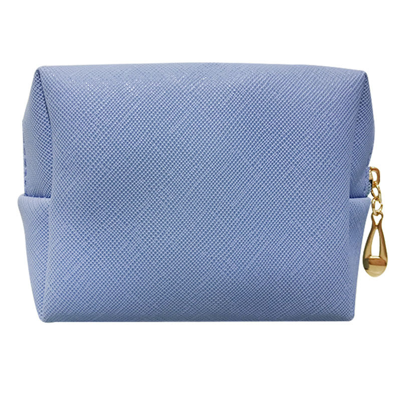 PU Leather Octagonal Square Makeup Storage Bag, Simple Design