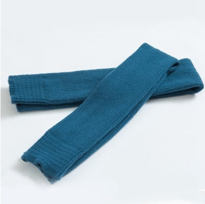 Step over the knee and pile up leg warmers