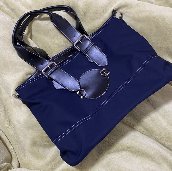 Dark Blue Large Capacity Versatile Crossbody Bag