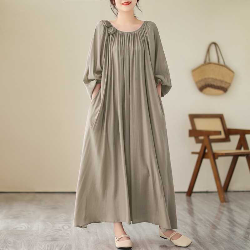 New Loose Fitting Flattering Below The Knee Length Dress