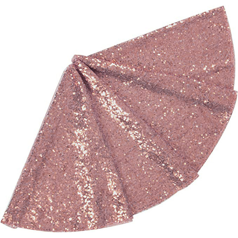 Polyester Golden Bottom Apron Decorative Sequins