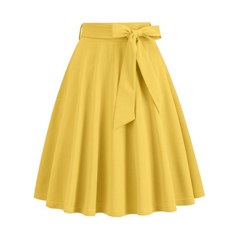 Women's Fashion European And American Style Plaid Skirt