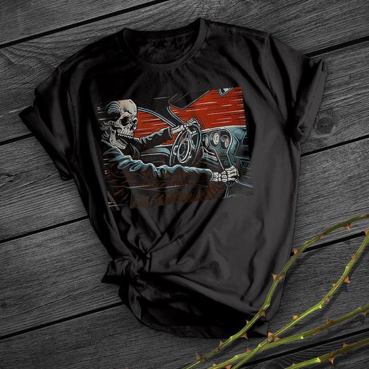 Death Racer Print T-Shirt Team Uniform European And American Fabrics
