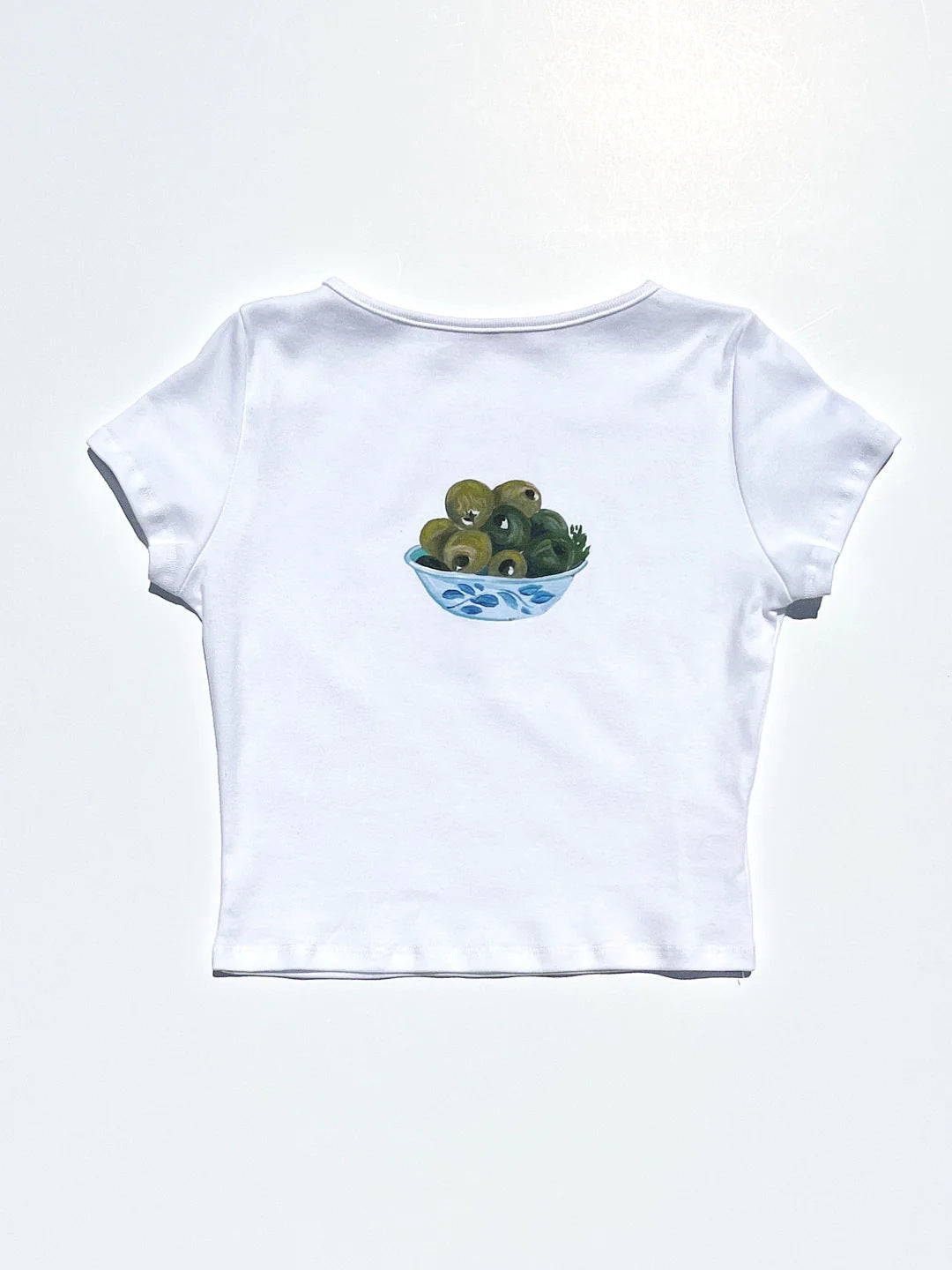 European And American Y2g Cotton Short-sleeved Women's Round Neck Printing