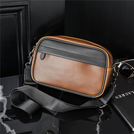 Fashion Messenger Men's Camera Bag Trendy Large Capacity