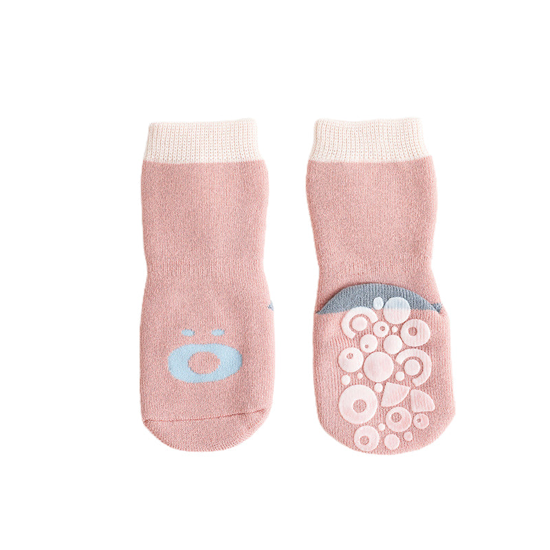 New Terry Thickened Baby Floor Socks Fruit Non-slip Dispensing