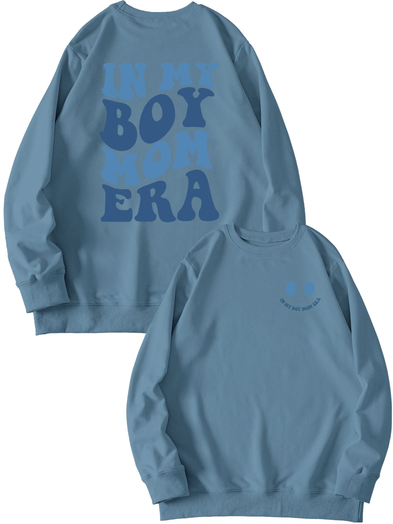 Double-sided Printed Pullover Sweatshirt Long-sleeved Shirt