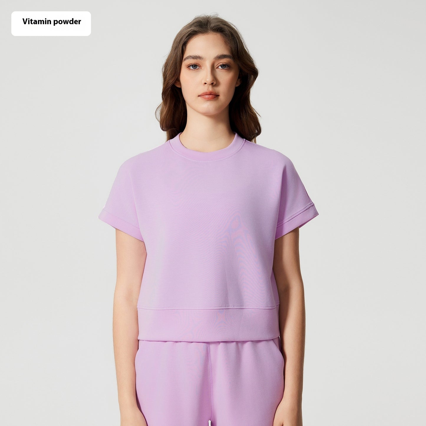 Fritidssport Cloud Sense Air Layer Kort Løs Tynd Yoga T-shirt