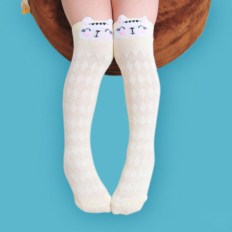 New Children's Mid-tube Anti-mosquito Socks Over The Knee Thin