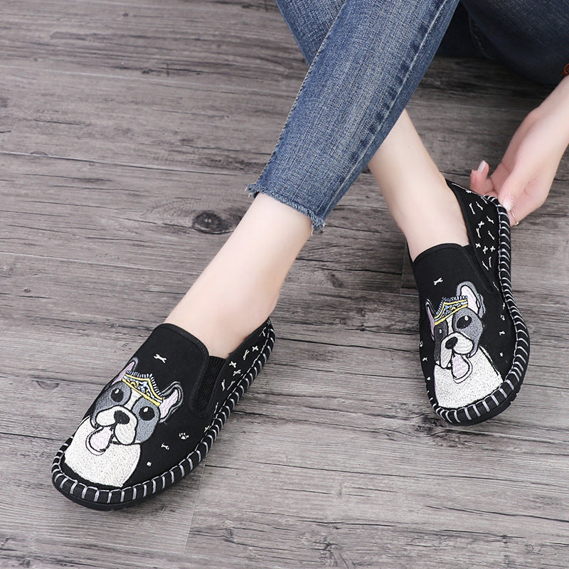 Taizhou Cotton Casual Comfortable Beef Tendon Sole Embroidery Old Beijing Cloth Shoes