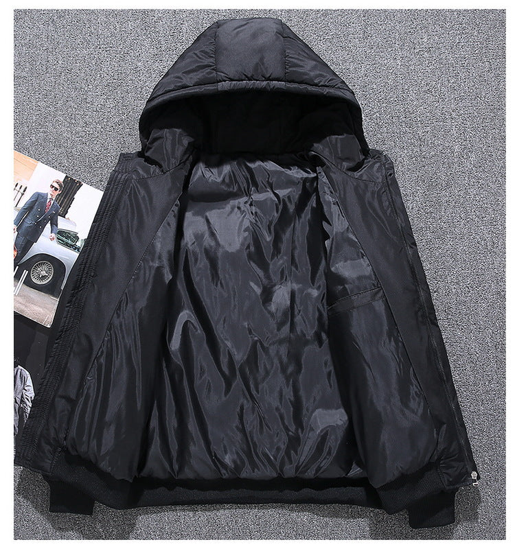 Men's Minimalist Winter Plush Thick Coat