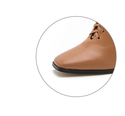 European And American Foreign Trade New Front Lacing Heel Boots For Women