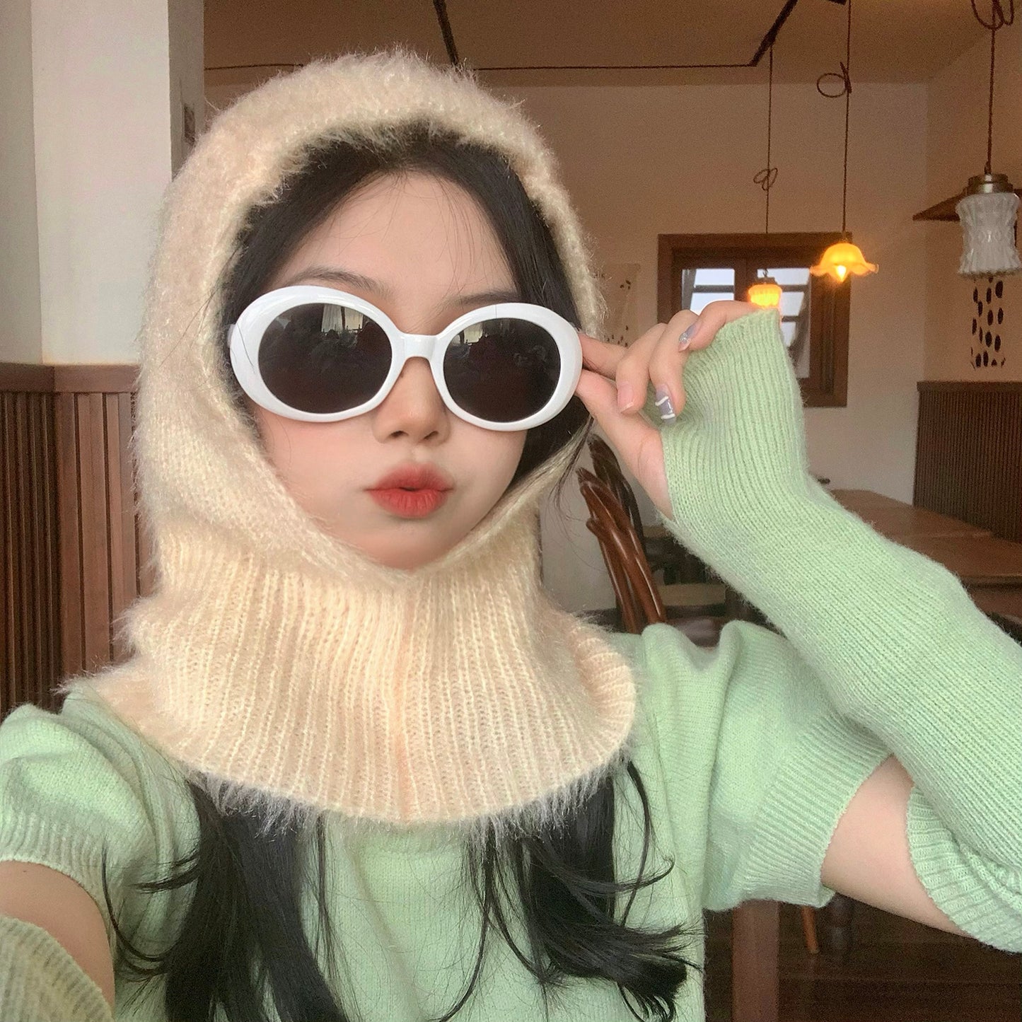 Korean Version Of A Versatile Wrap-around Knit