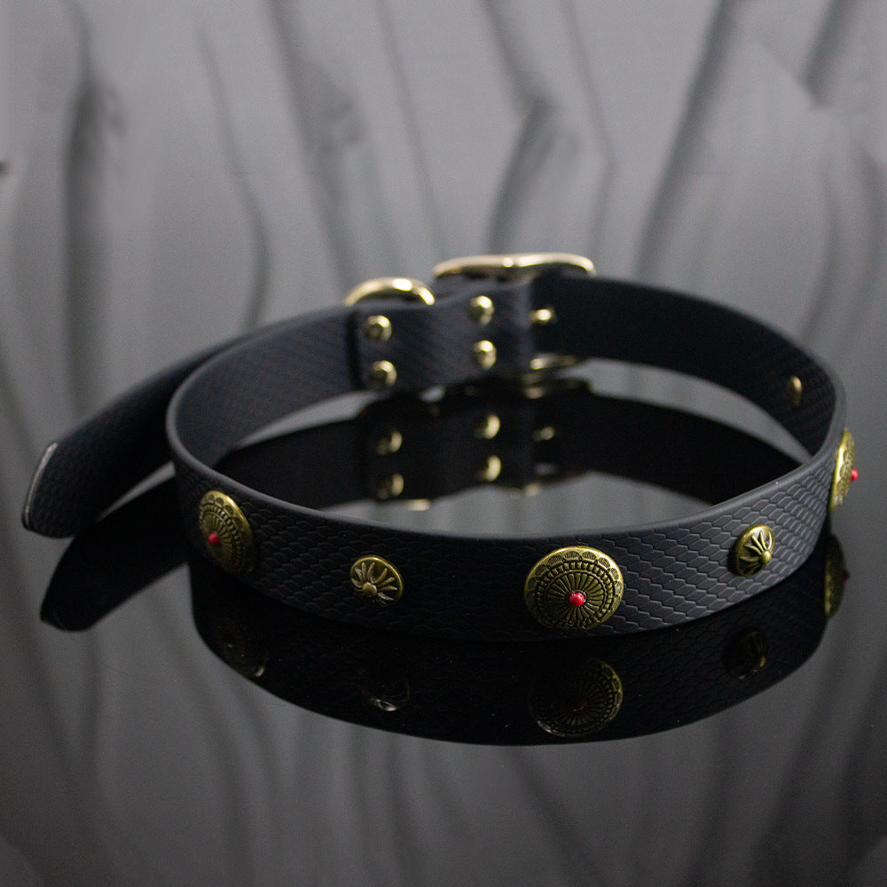 New Encapsulization Webbing Dog Collar Washable And Easy To Clean
