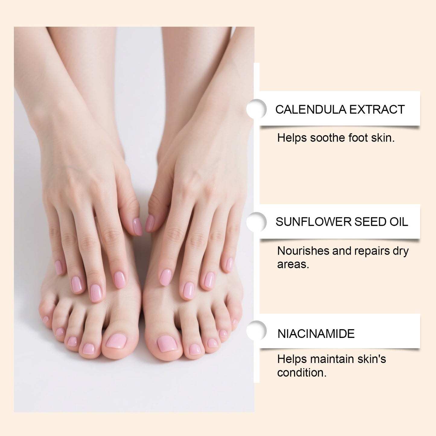 Nourish And Moisturize The Lightweight Foot Skin