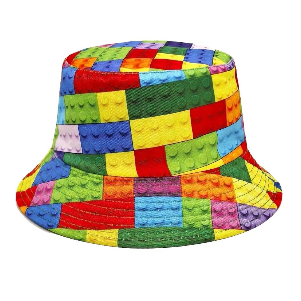 Creative Pattern Series Double-sided Wear Sunshade Breathable Bucket Hat