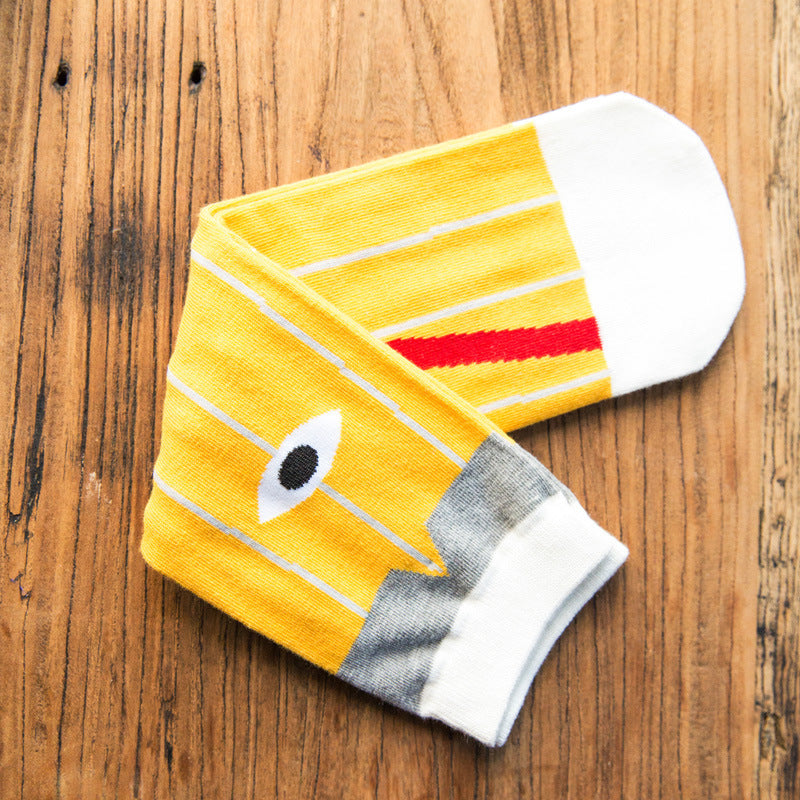 Men's Mid-calf Length Sock Creative Eyes Men's Socks Autumn And Winter Cotton Sock