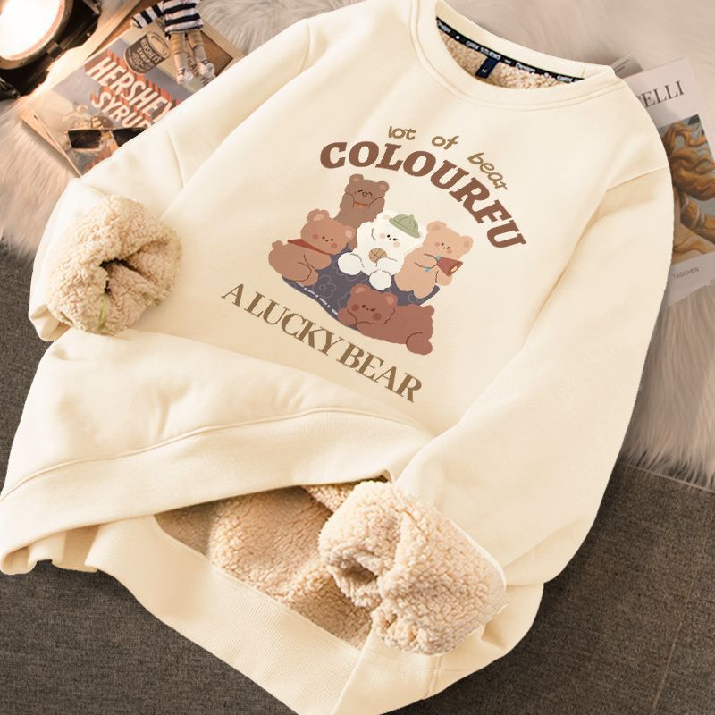 Fashion Thickened Printed Sweater For Women