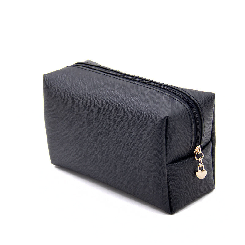 Large Capacity Cosmetic Bag Leather Ladies Pu