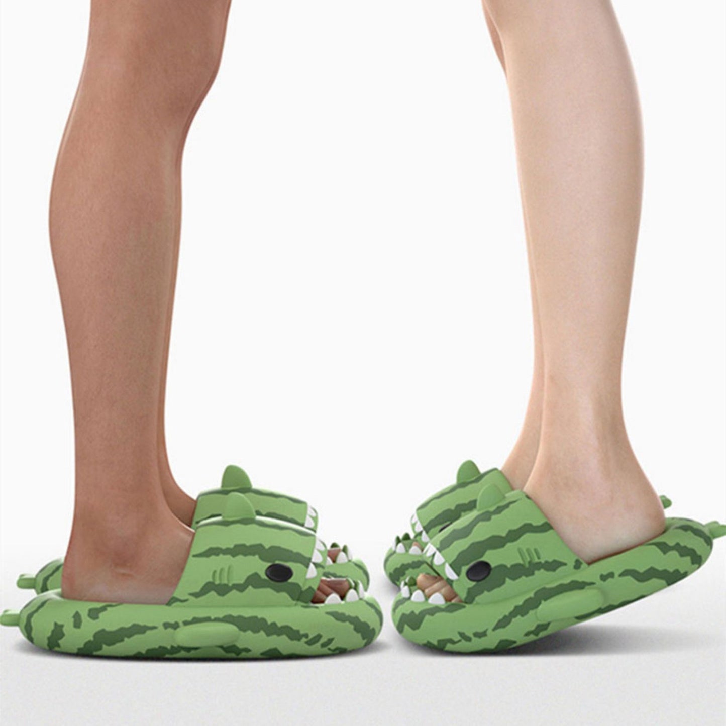 Tyksål Hjemme Indendørs Skridsikre Hajtøfler Dame Trendy