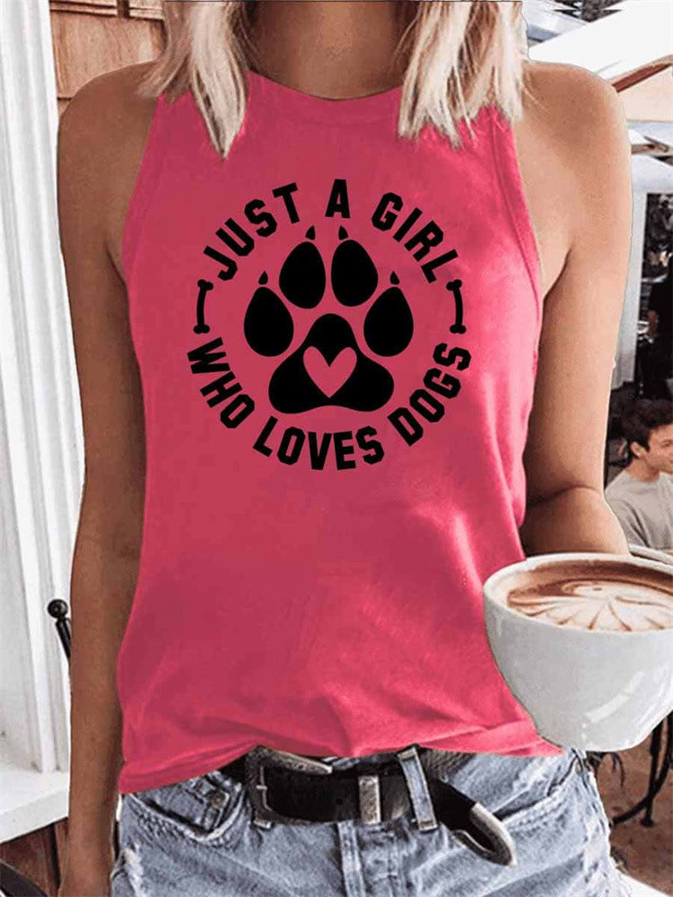 Summer Women's Fruit 3D Printed Casual Sleeveless Vest