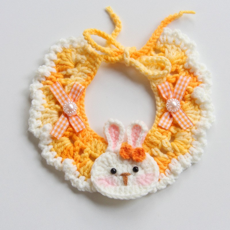 Small Dog Photo Decoration Handmade Scarf