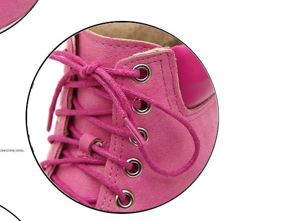 Super Texture Rock Female Boots Of High Quality