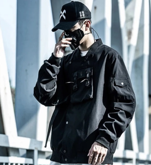 Loose Tide Brand Ins Functional Wind Baseball Uniform Tooling Jacket