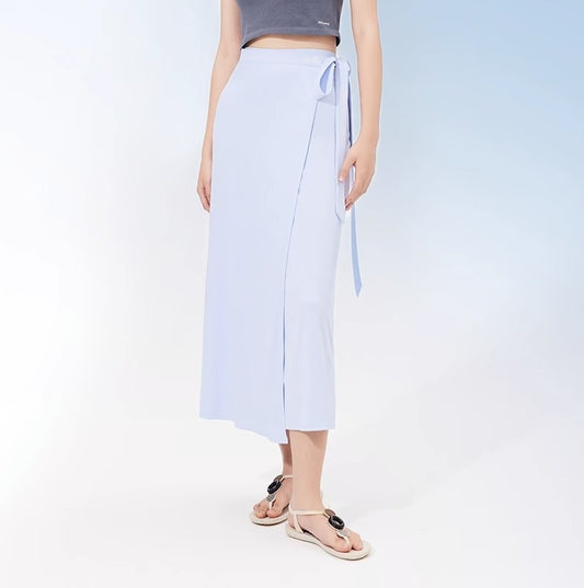 Spring And Summer Breathable And UV-resistant Slimming One-piece Lace-up Skirt
