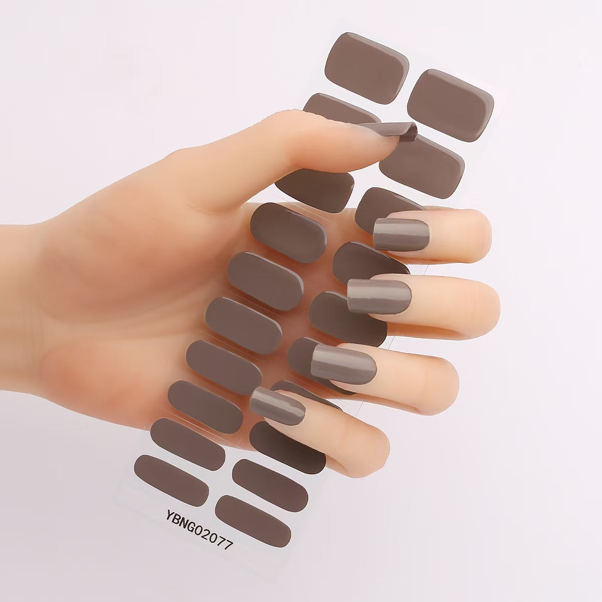 Gel Nail Stickers Semi-curing Heating Lamp Hardening Nail Sticker
