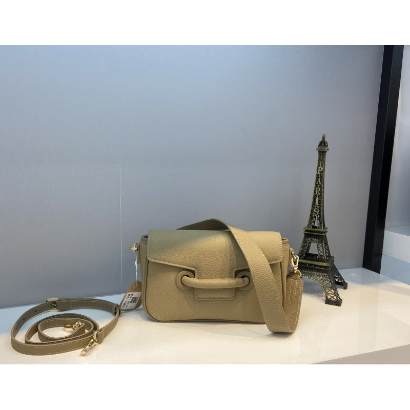 One Shoulder Cross Body Leather Catfish Bag