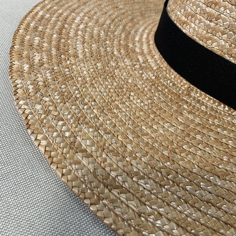 Summer Women's Sun Protection Straw Hat With Extra Large Brim