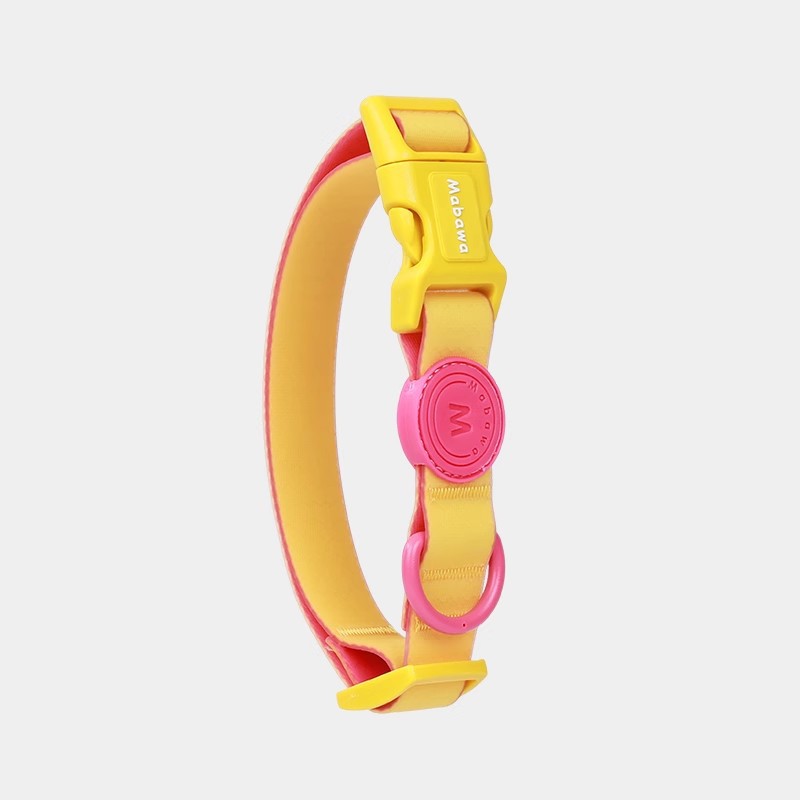 Waterproof Nylon Dog Collar With Traction Rope