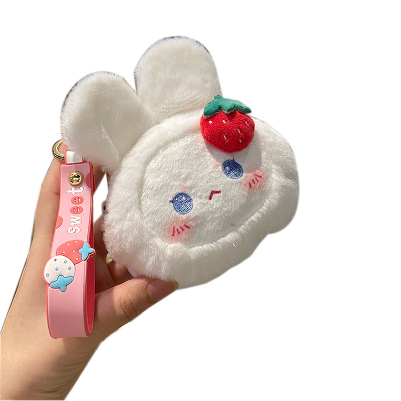 Cute Pet Coin Purse Plush Pendant Cartoon School Bag Keychain