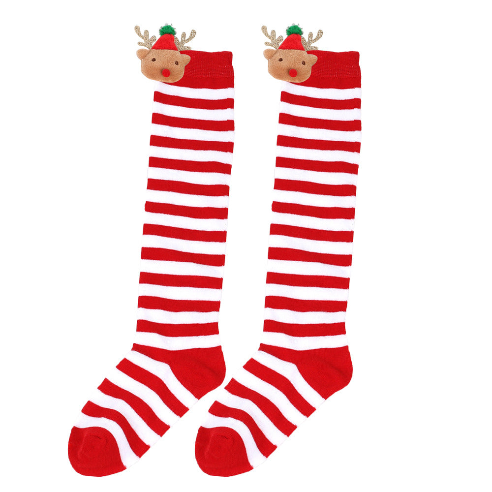 Children Christmas Stockings David's Deer Doll Medium And Large Children