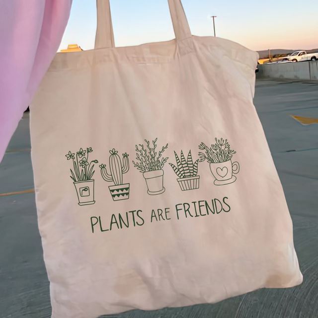 Dame Shopper Y2K Blomster Indkøbslærredstaske