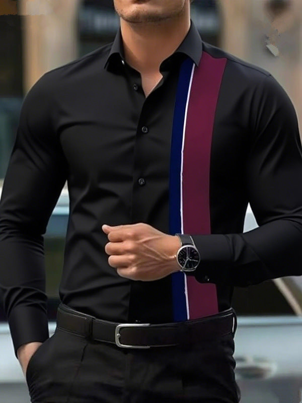 Mens Casual Line Digital-print Shirt