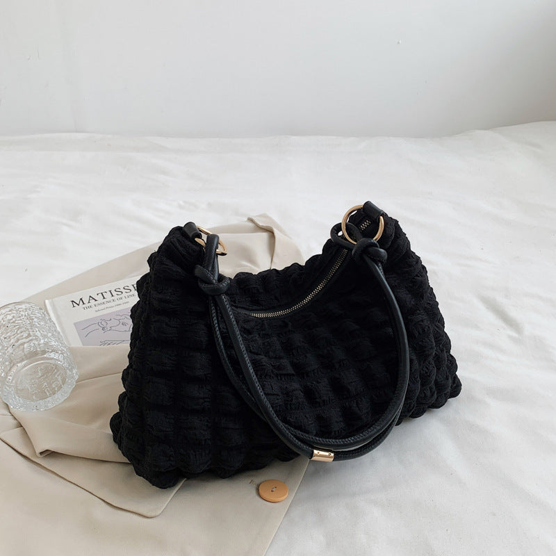 New Female Ins Niche One-shoulder Armpit Bag Casual All-match