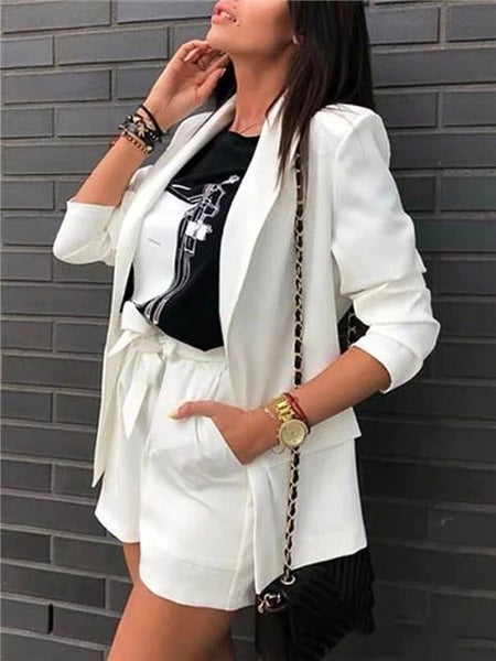 Temperament Women's Fashion Casual Lapel Cardigan