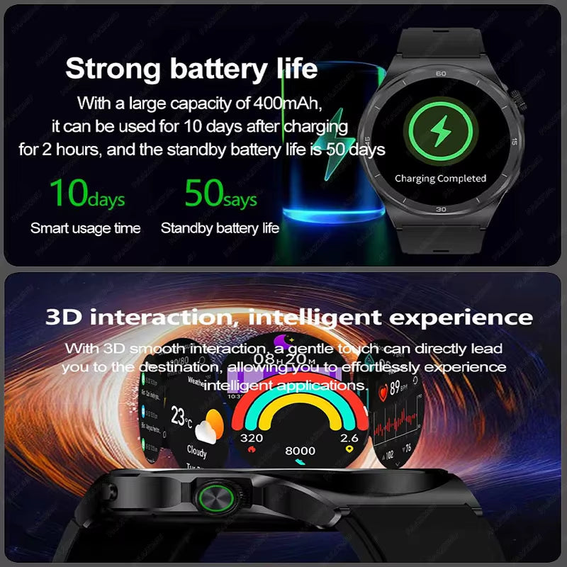 New Bluetooth Calling Men'S Smart Watch 360 * 360 HD Large Screen Heart Rate IP68 Waterproof Outdoor Sports Women'S Smart Watch