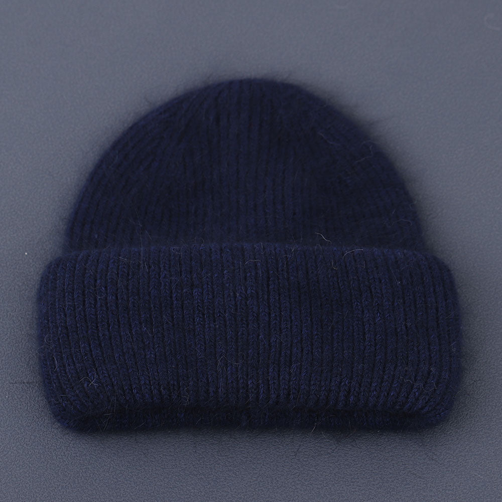 Autumn And Winter New Outdoor Solid Colour Knitted Wool